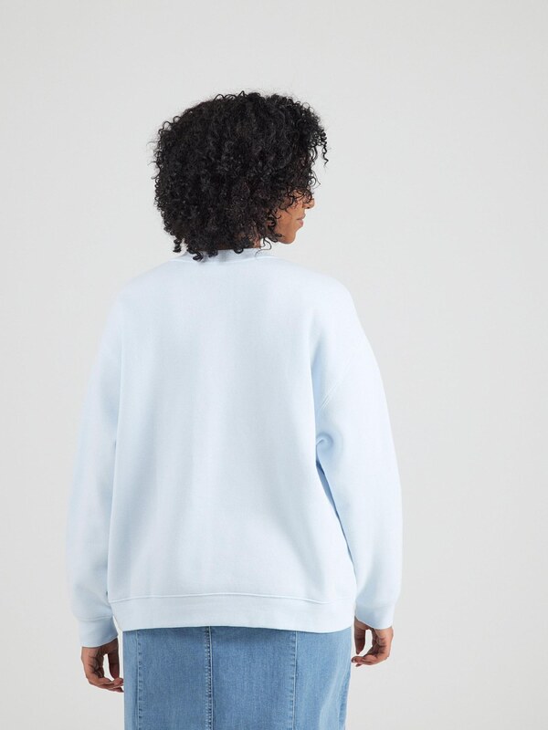 Levi's Plus Mikina 'EVERYDAY' námornícka modrá / svetlomodrá / biela