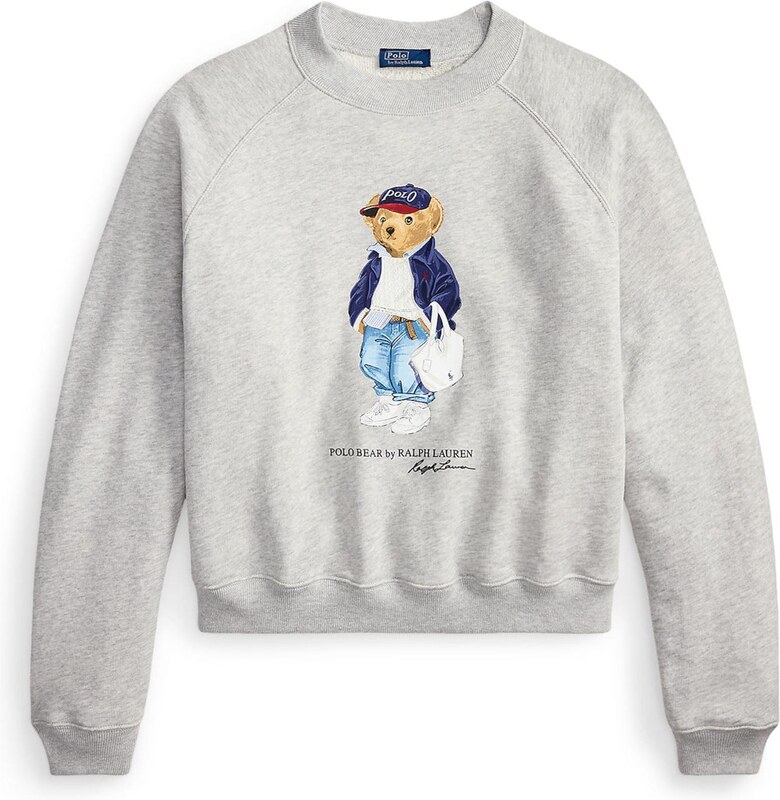 Polo Ralph Lauren Mikina 'ISLAND' modrá / dymovo šedá / biela