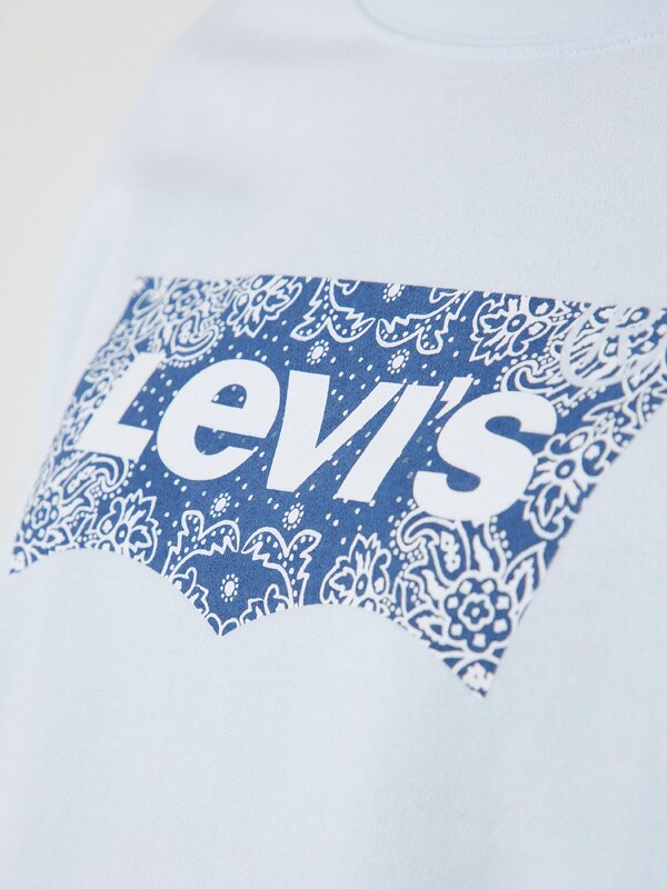 Levi's Plus Mikina 'EVERYDAY' námornícka modrá / svetlomodrá / biela