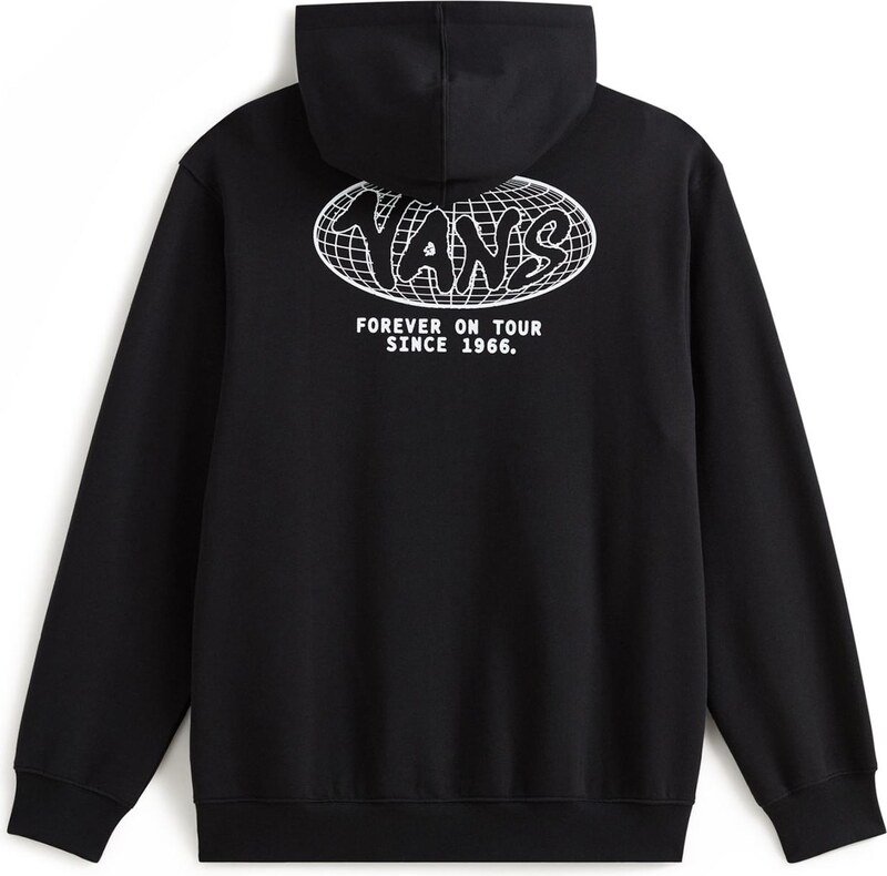 VANS Tepláková bunda 'World Tour' čierna / biela