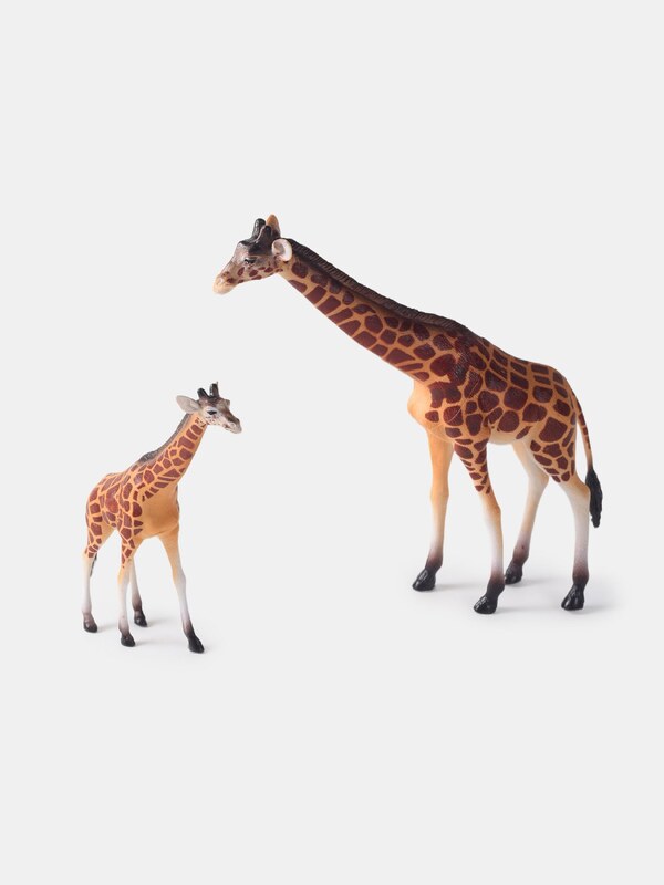 Sinsay - Súprava figúrok žiráf, 2 ks - svetlooranžová