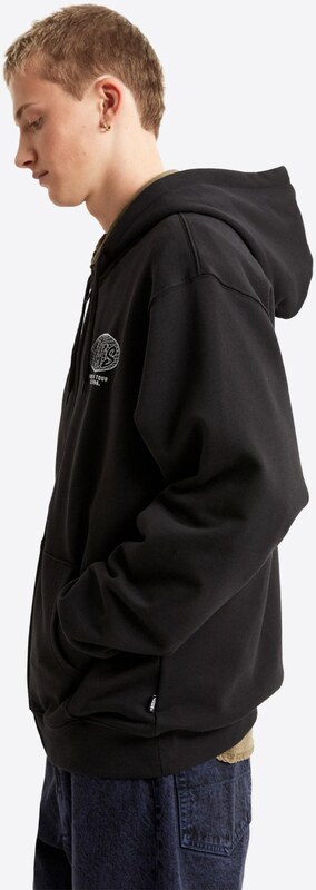 VANS Tepláková bunda 'World Tour' čierna / biela