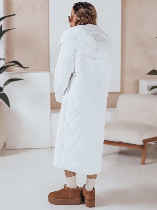 Dámska zimná bunda LIKEMIRA prešívaná biela FashionStreet TY4928