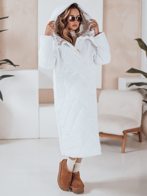 Dámska zimná bunda LIKEMIRA prešívaná biela FashionStreet TY4928