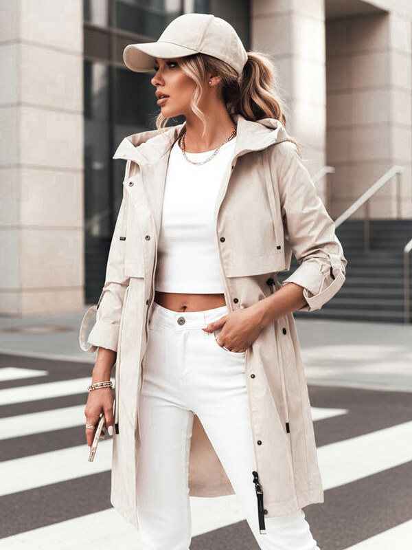 BASIC Svetlobéžová prechodná parka NOCITO TY4200