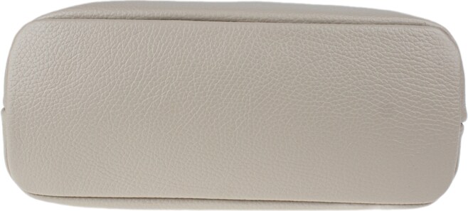 Sivá kožená talianska crossbody kabelka Amalia Grigia Perla II NovaKabelka.sk