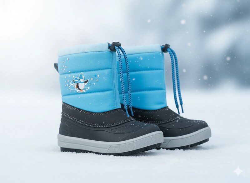 Detské zimné sťahovacie snehule Demar KENNY 2 1502/1532 NF svetlomodré