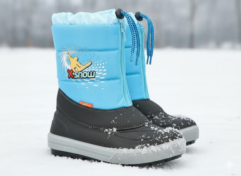 Detské zimné sťahovacie snehule Demar KENNY 2 1502/1532 NF svetlomodré