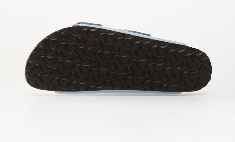 Birkenstock Arizona Big Buckle Nubuck Leather Women Baby Blue