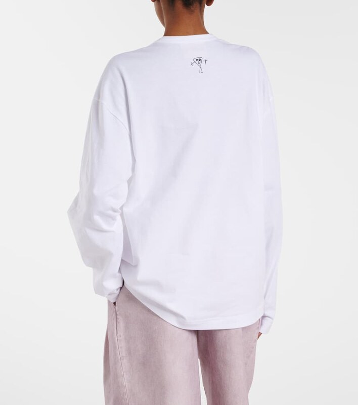 Plan C Printed cotton jersey T-shirt