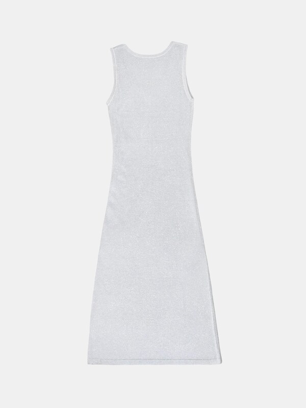 Sinsay - Maxi šaty bez rukávov s viskózou - strieborná
