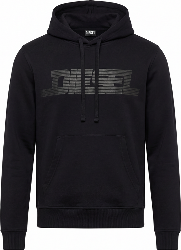 DIESEL Logo Black mikina