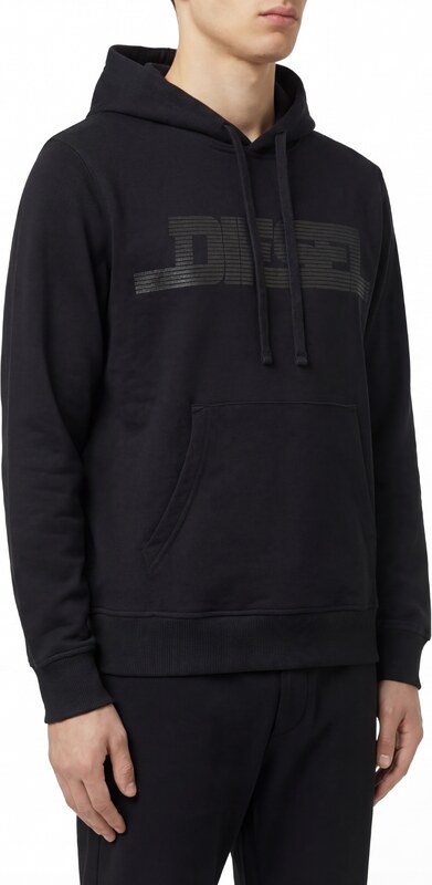 DIESEL Logo Black mikina