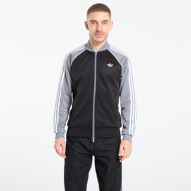 adidas Originals Mikina adidas Sst Track Top Black/ Grey/ White XXL