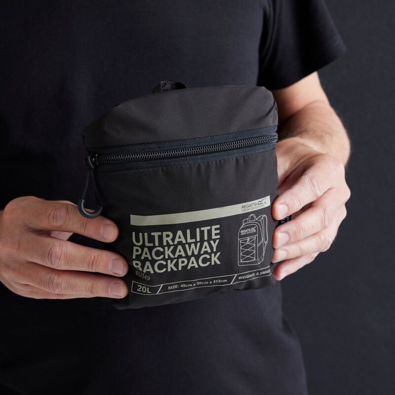 Batoh Regatta ULTRALITE Packaway čierna