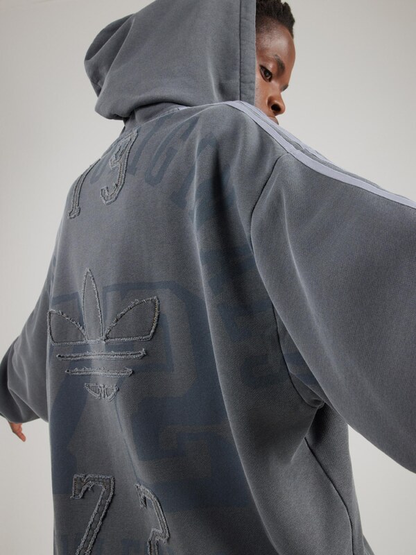 ADIDAS ORIGINALS Tepláková bunda karí / čadičová / svetlosivá / tmavosivá