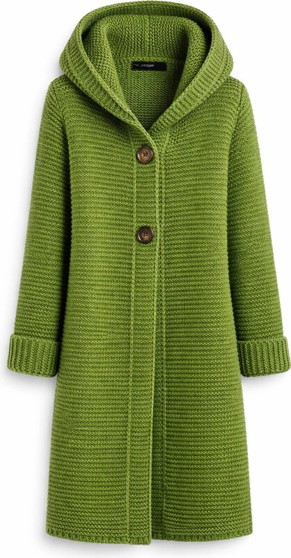 Fashionweek Dlhý Kardigan s kapucňou HONEY