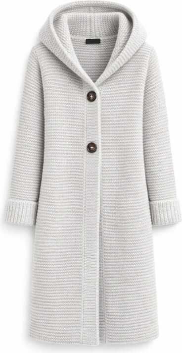 Fashionweek Dlhý Kardigan s kapucňou HONEY