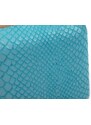 Stoklasa Kabelka 10x10 cm hadí vzor - 2 modrá tyrkys