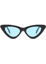 Sunmania Modro-čierne dámske okuliare "Triangle"