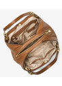 Michael Kors Raven Large Leather Shoulder Bag Brown