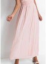 bonprix Maxi šaty s čipkou, letné, farba ružová, rozm. 34