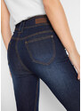 bonprix Komfortné strečové džínsy, HIGH WAIST SLIM, farba modrá