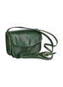 Zelená kožená talianska crossbody kabelka Lona Verde Scura NovaKabelka.sk