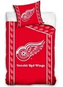 TipTrade (CZ) Hokejové posteľné obliečky NHL Detroit Red Wings - 100% bavlna Refoncé - 70x90 cm + 140x200 cm