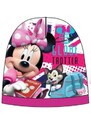 SunCity Dievčenská teplá čiapka Minnie Mouse - Disney - ružová