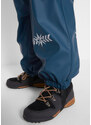 bonprix Chlapčenské termo nohavice na traky do dažďa, farba modrá