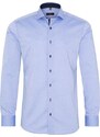 Pánska košeľa ETERNA Slim Fit Royal Oxford modrá s navy kontrastom Non Iron