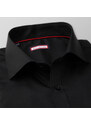 Willsoor Košeľa Extra Slim Fit čierna (výška 176 - 182) 11065
