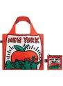 Skladacia nákupná taška LOQI KEITH HARING New York