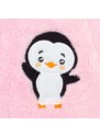 Zimná detská kombinéza New Baby Penguin - ružová - 62