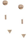 Outlet - GUESS náušnice Geometric Stud Earrings Set, 12057