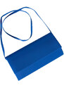 Lamour kráľovsky modrá matná listová kabelka