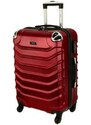 Rogal Tmavočervený škrupinový cestovný kufor "Premium" - veľ. XL
