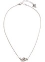 GUESS náhrdelník Silver-Tone Interlock Heart Necklace, 12716