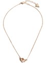 GUESS náhrdelník Gold-Tone Interlock Heart Necklace, 12767