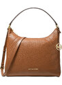 Michael Kors Aria Pebble Leather Shoulder Bag Luggage Gold
