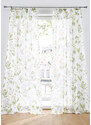bonprix Záclona s kvetovanou potlačou (1 ks) s recyklovaným polyesterom, farba zelená, rozm. v/š: 225/144 cm