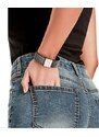 Outlet - GUESS náramok Black Ombre Magnetic Cuff Bracelet, 100000