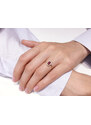Lillian Vassago Zlatý prsteň so syntetickým rubínom LLV11-SGR002