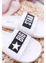 Letné pohodlné gumené šľapky BIG STAR v bielej farbe