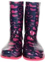 BBS Detské ružové gumáky PINK HEART