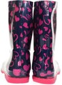 BBS Detské ružové gumáky PINK HEART