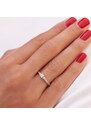 Briliantový zásnubný prsteň v žltom 14k zlate KLENOTA K0298033