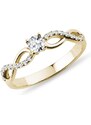 Zásnubný diamantový prsteň KLENOTA K0400013