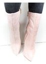 YES SMILE Dámske ružové čižmy CATIN